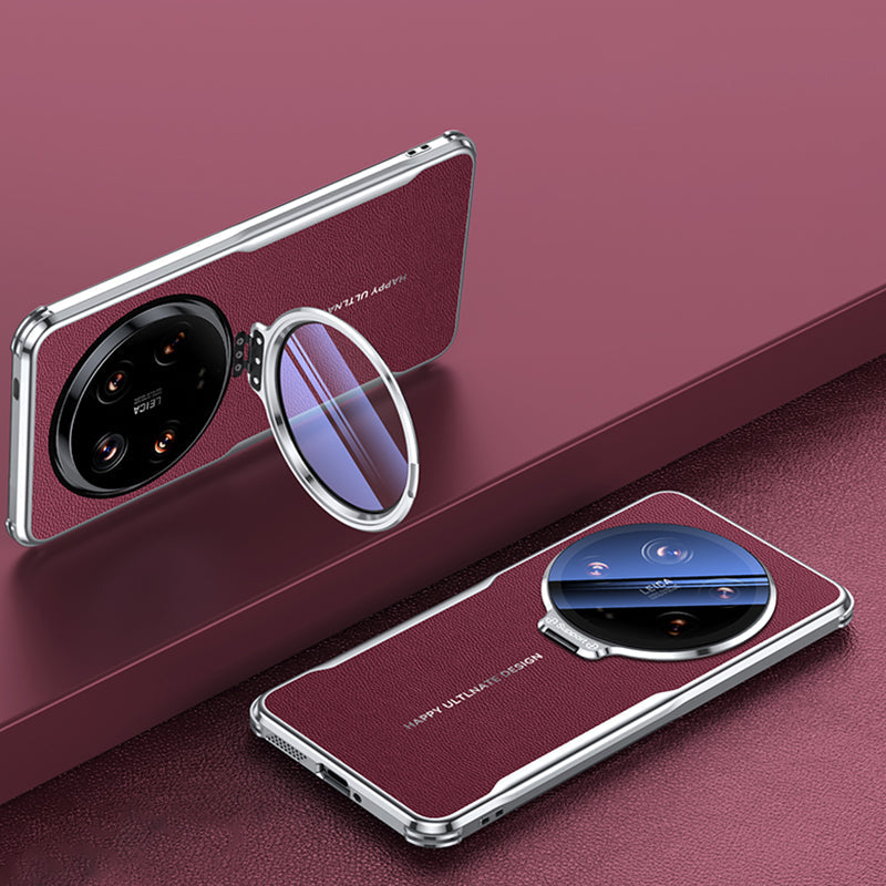 Xiaomi Premium Leather Case with Lens Protection, Stand and Style