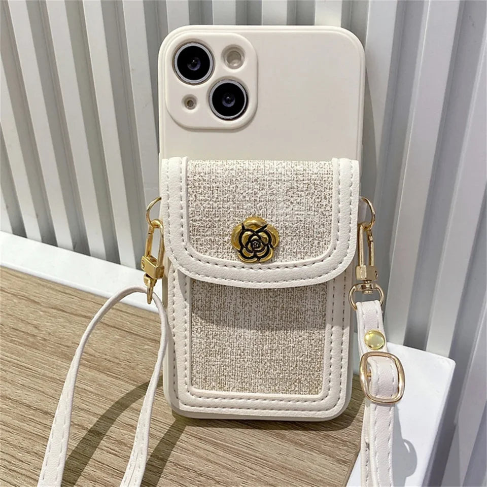 iPhone Jardim Camélia Case inner pocket