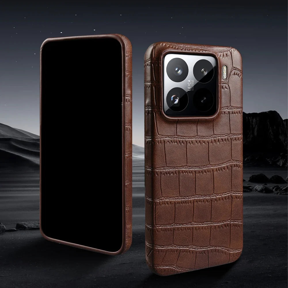 Xiaomi Luxury Crocodile Leather Case: Complete Shockproof Protection and Elegance