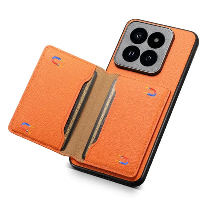 Xiaomi 15 / 14 Ultra Luxury Leather Wallet Case with Magnetic Card Holder