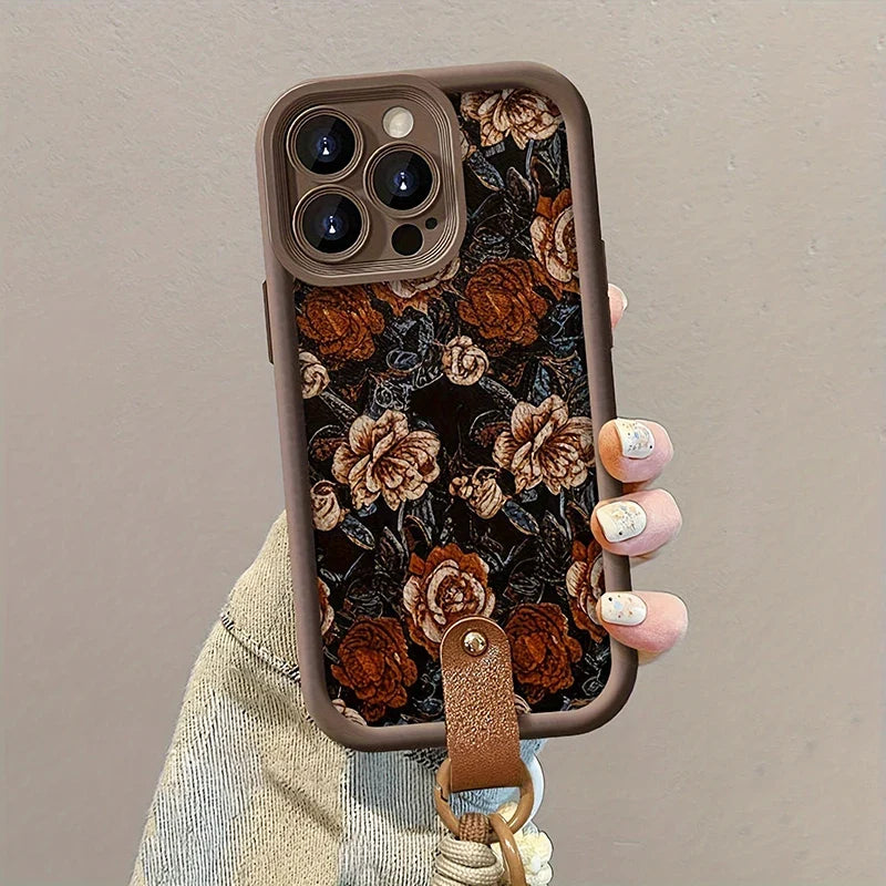 iPhone Jardim Barroco Case in use