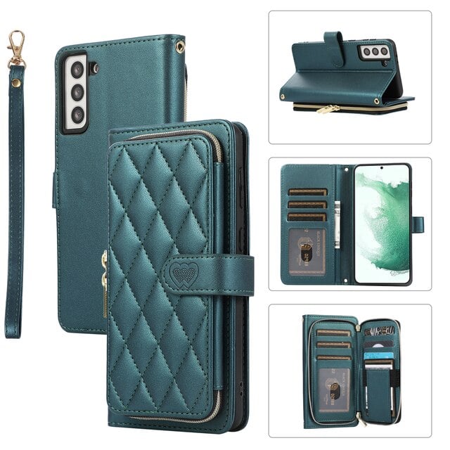Crossbody Wallet Case for Samsung Galaxy A14/A34/A54 with Strap