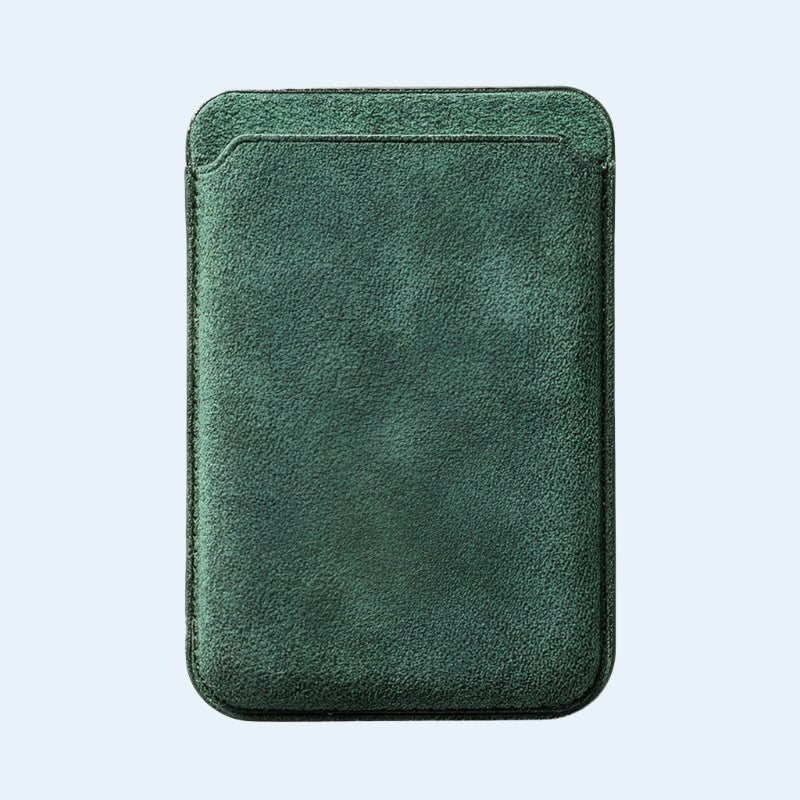 Alcantara MagSafe Wallet - Midnight Green