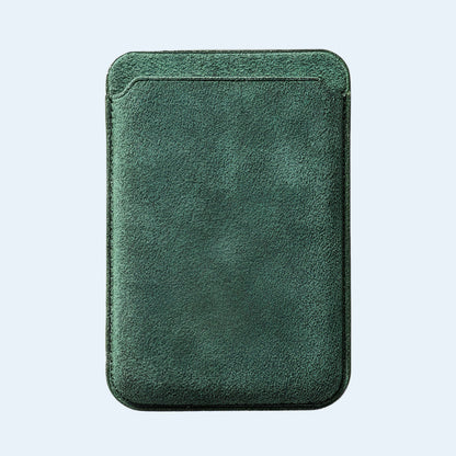Alcantara MagSafe Wallet - Midnight Green