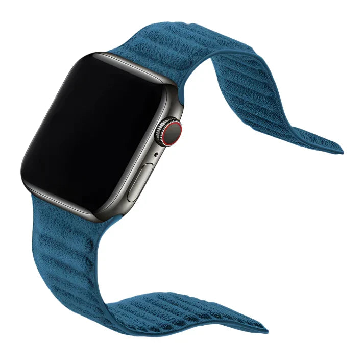 Alcantara Apple Watch Sport Band - Ocean Blue