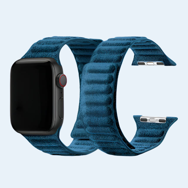 Alcantara Apple Watch Sport Band - Ocean Blue
