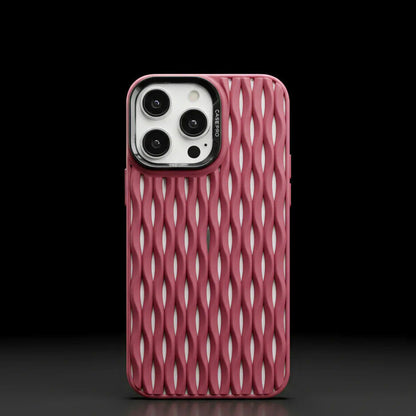 iPhone AeroWave Case: Wave-Textured Protection, Silky Touch, Scratch-Resistant, Perfect Fit