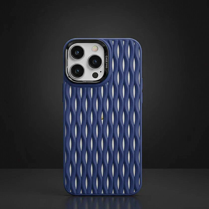 iPhone AeroWave Case: Wave-Textured Protection, Silky Touch, Scratch-Resistant, Perfect Fit
