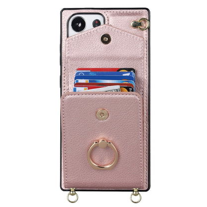 Samsung Wallet Case with Crossbody Strap and Card Holder, Adjustable Ring Stand