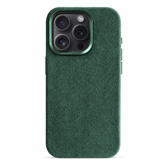 iPhone Alcantara Case - Midnight Green